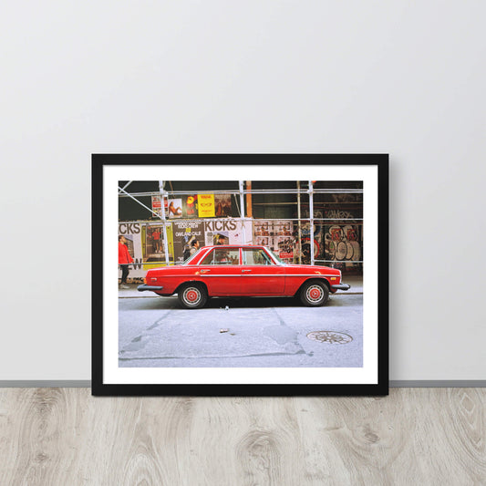 New York: Red Ride Print 16" x 20"