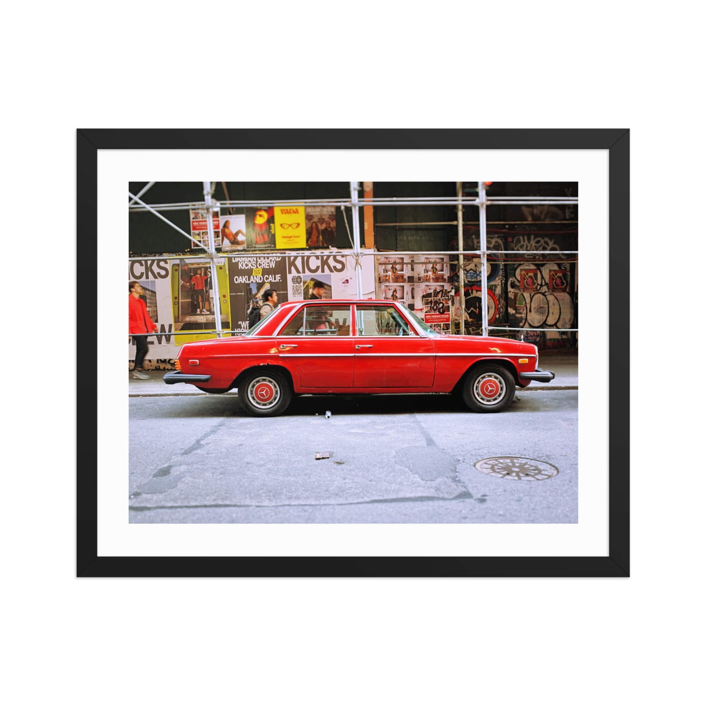 New York: Red Ride Print 16" x 20"