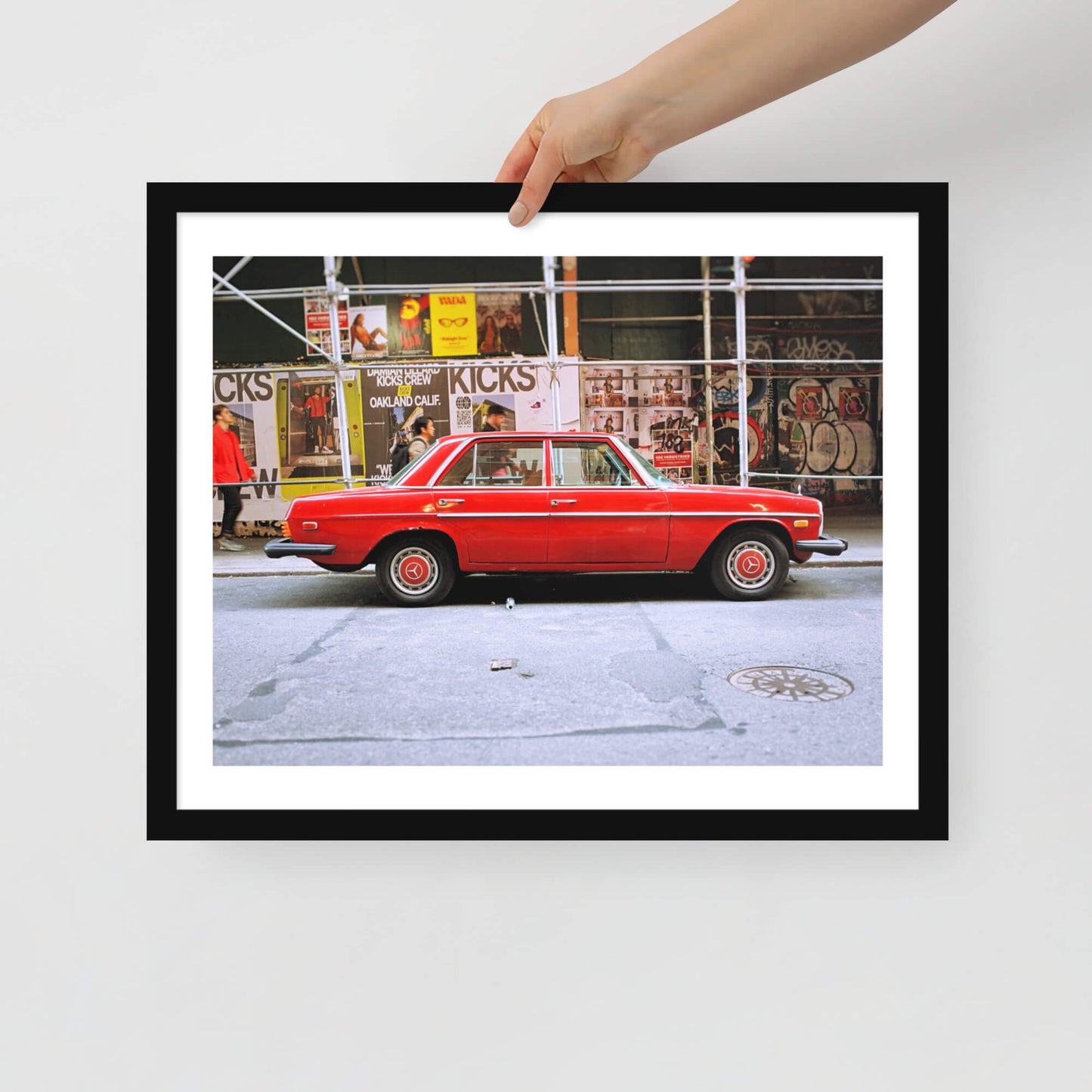 New York: Red Ride Print 16" x 20"