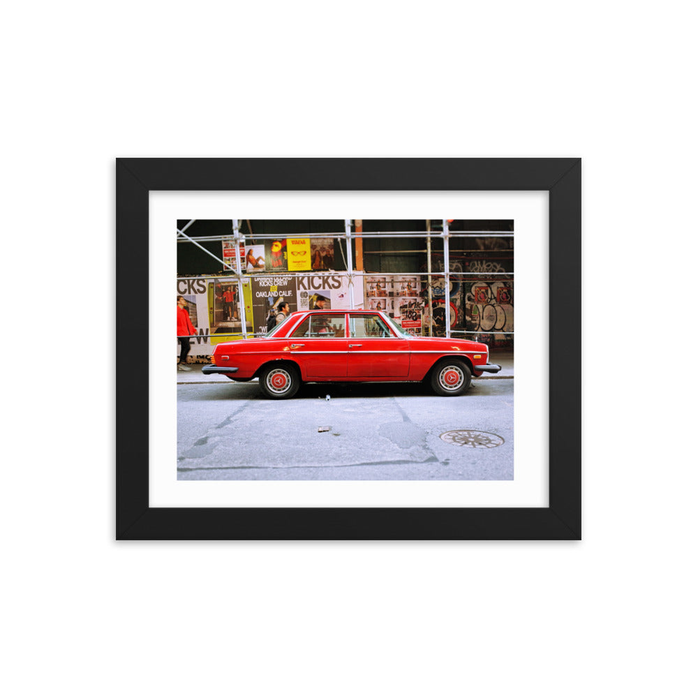 New York: Red Ride Print 8" x 10"