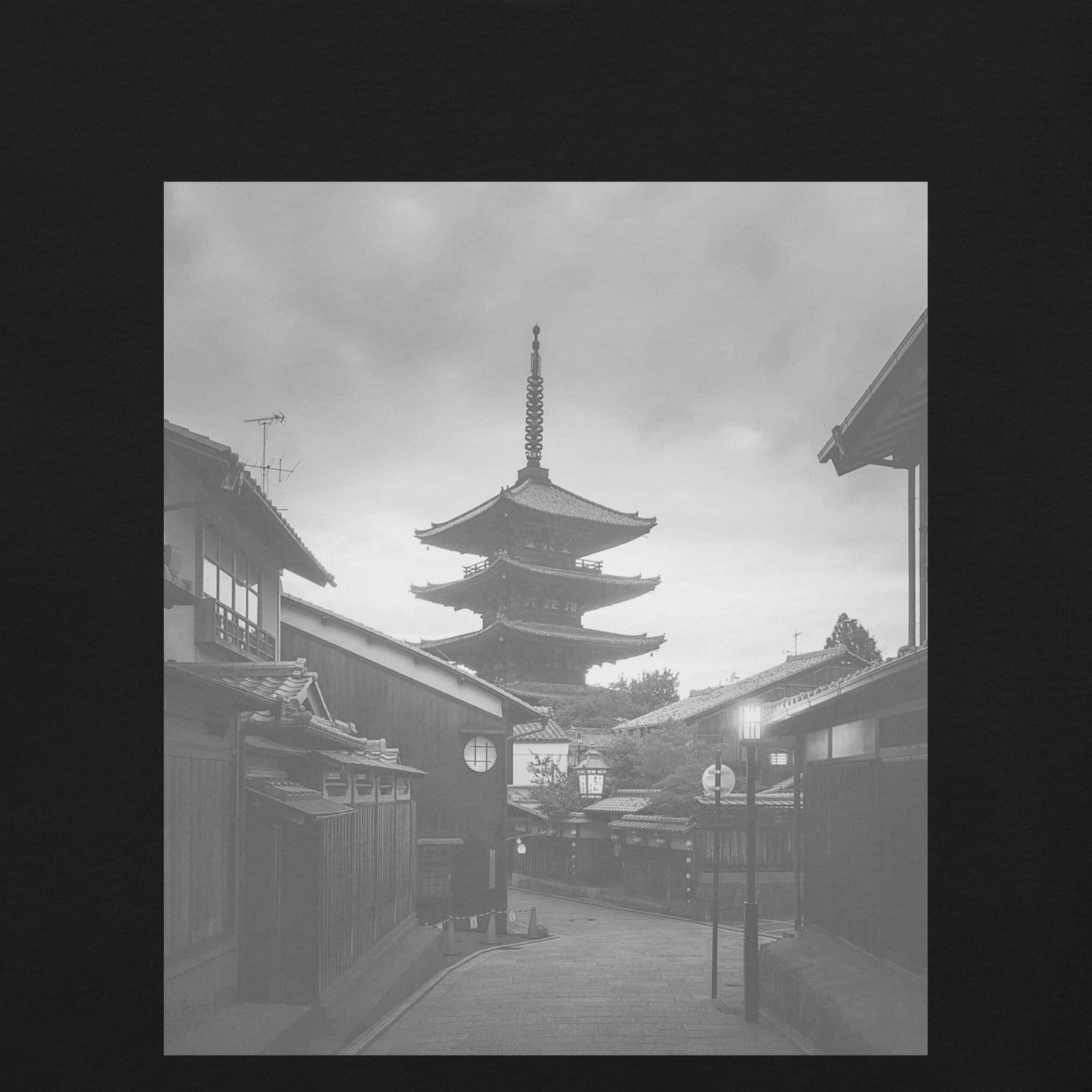 Kyoto: Temple T-Shirt Black