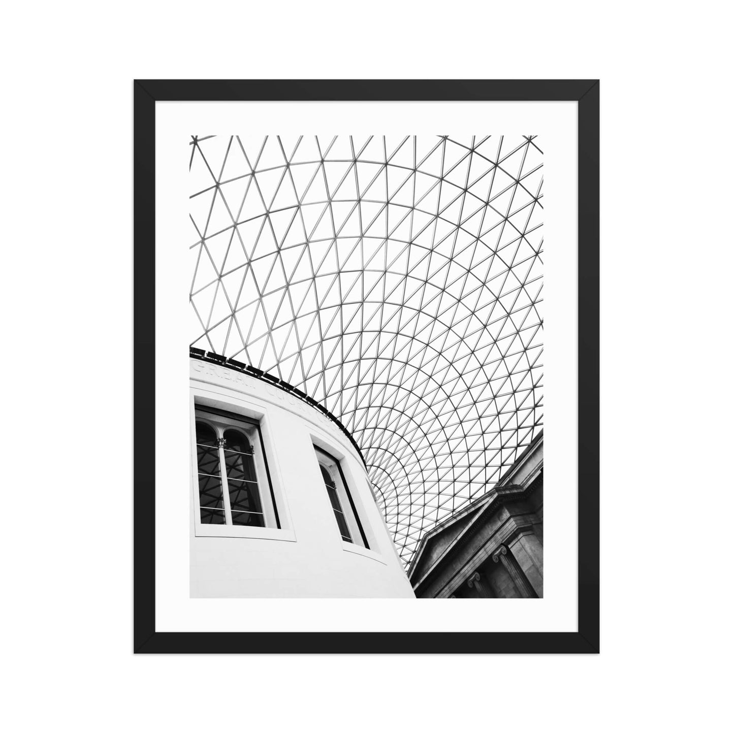 London: Museum Print Black 16" x 20"
